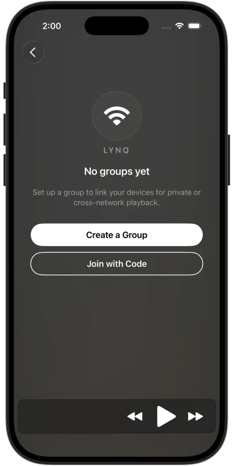 No groups yet — create or join one