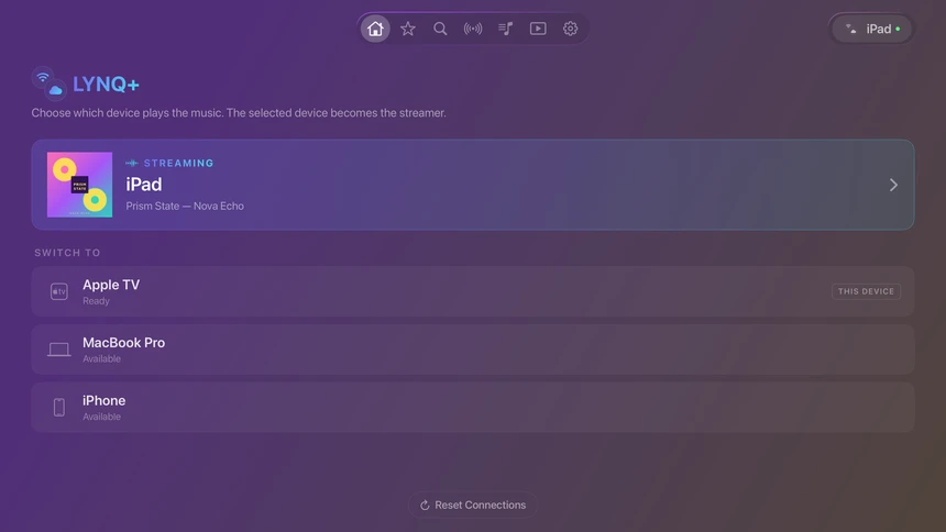Lysoniq on Apple TV — choosing the streamer