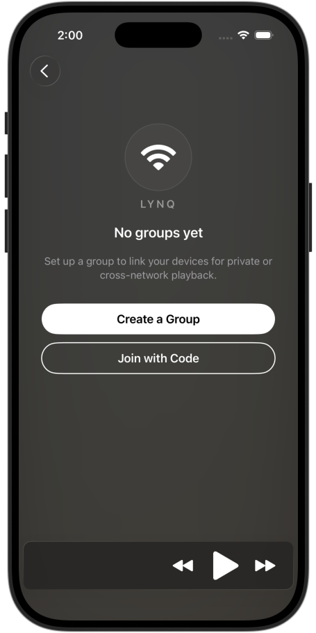 No groups yet — create or join one
