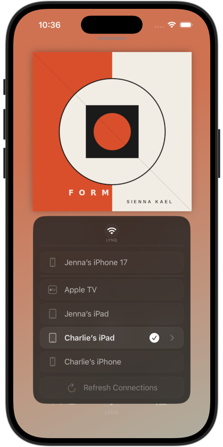 Device view with Anyone on my Wi-Fi